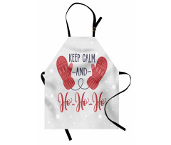 Xmas Fun Words Santa Apron