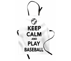 Play Baseball Theme Apron