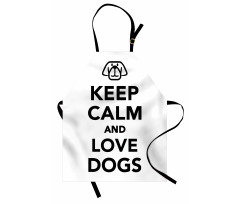 Words for Dog Lovers Apron