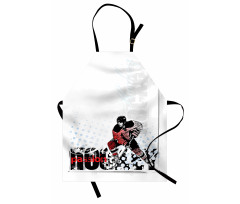 Goalie Playing Artwork Apron