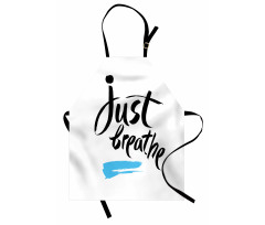 Words Calligraphy Apron