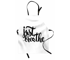 Hand Drawn Font Apron