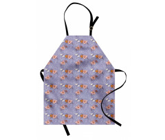 Butterfly Lily Abstract Apron