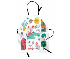 Cartoon Apron