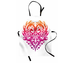 Scroll Heart Apron