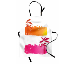 Tropical Grunge Apron