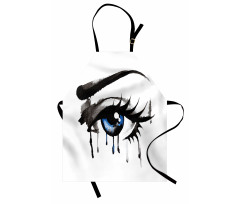 Dramatic Look of a Woman Apron