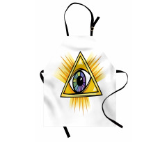 Mystical Triangle Wisdom Apron