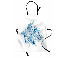 Abstract Betta Splenden Apron