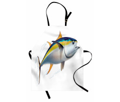 Realistic Yellowfin Tuna Apron