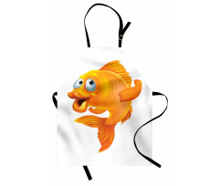 Happy Playful Goldfish Apron