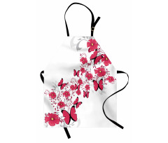 Flower Butterfly Apron