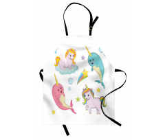 Colorful Rainbow Animal Apron