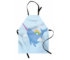 Flying Whale Apron