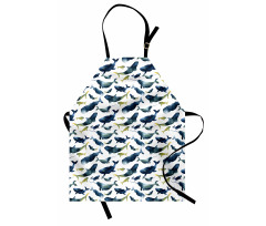 Watercolor Mammals Apron