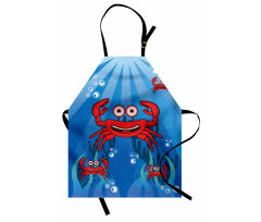 Funny Underwater Mascots Apron