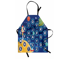 Space Letters Apron