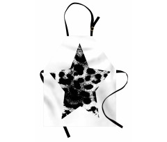 Star Shape Grunge Apron