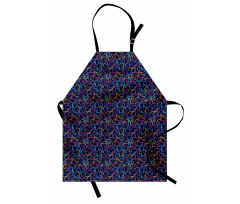 Vibrant Color Outlines Apron