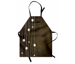 Dotted Lines Vintage Apron