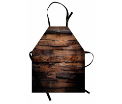 Rough Dark Timber Apron