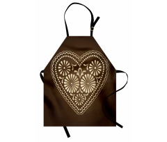 Romantic Heart Pattern Apron