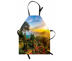 Colorful Idyllic Nature Apron