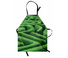 Green Plant Maze Park Apron