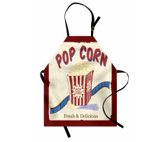 Pop Corn Tickets Apron