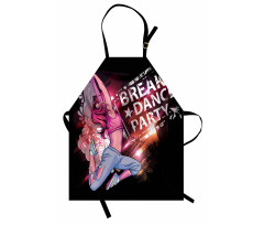 Break Dance Party Theme Apron