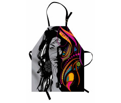 Woman Portrait Glamor Art Apron