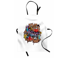 Street Life Graffiti Art Apron