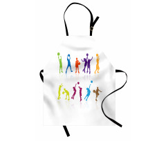 Colorful Kids Basketball Apron