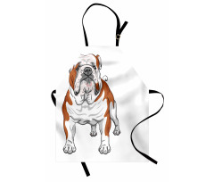 Muscular Dog Apron