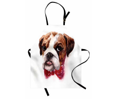 Watercolor Dog Apron