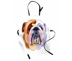 Abstract Dog Apron