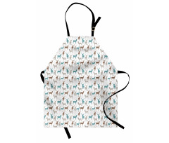 Reindeer Silhouettes Apron