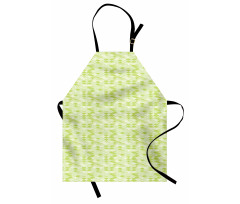 Hand Drawn Wave Pattern Apron