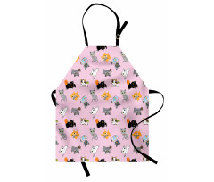 Colorful Baby Kittens Apron
