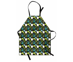 Sketchy Geometric Art Apron