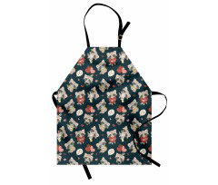 Raccoon I Love You Apron