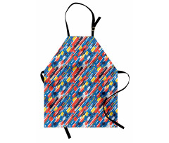 Diagonal Shapes Design Apron