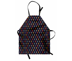 Skulls with Bones Apron