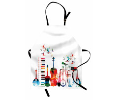 Colorful Instruments Apron