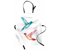 Colorful Hummingbird Apron