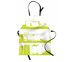 Landscape Pattern Apron