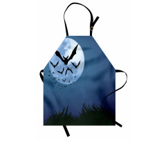 Cloud of Bats Flying Apron