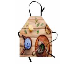 Herbal Pot Rustic Apron