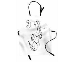 Sketch Goat Apron