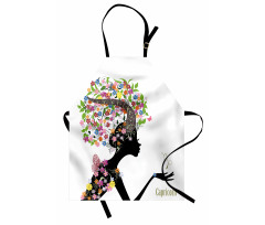 Floral Woman Apron